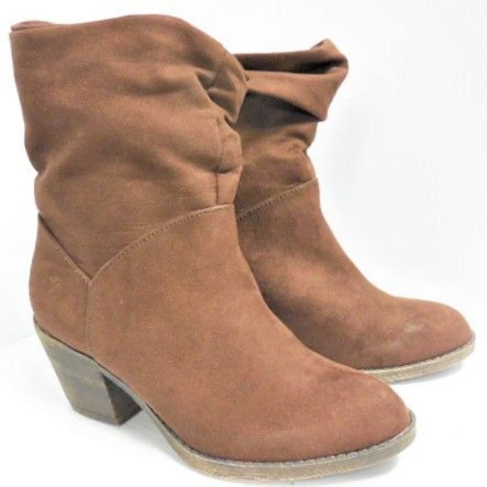 Rocket Dog Scrunched Heeled Boot